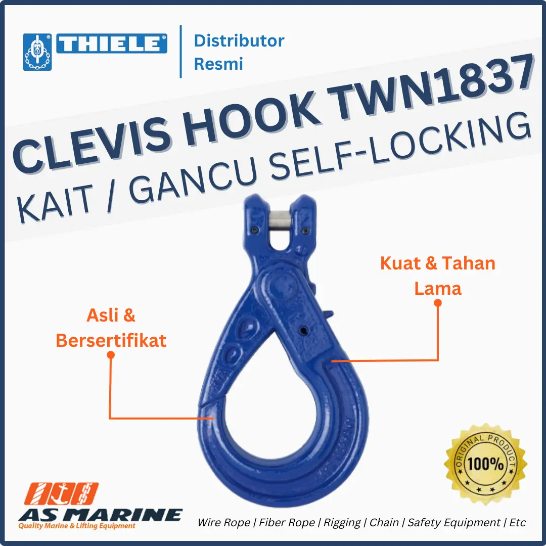 clevis hook thiele twn1837